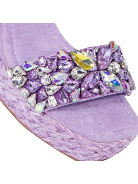 SANDALIA PLATAFORMA LILA BELINDA PEREGRIN - Imagen 6