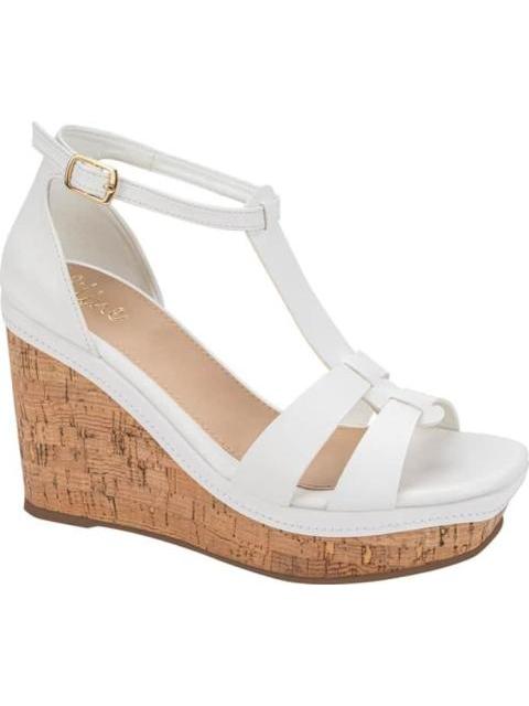 SANDALIA PLATAFORMA BLANCO VI LINE - Imagen 2