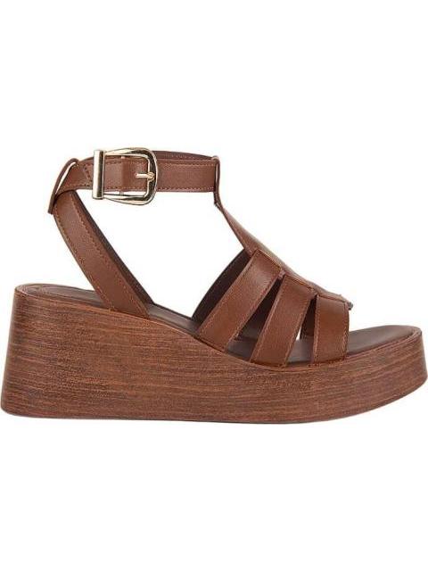 SANDALIA PLATAFORMA COGNAC VI LINE FASHION