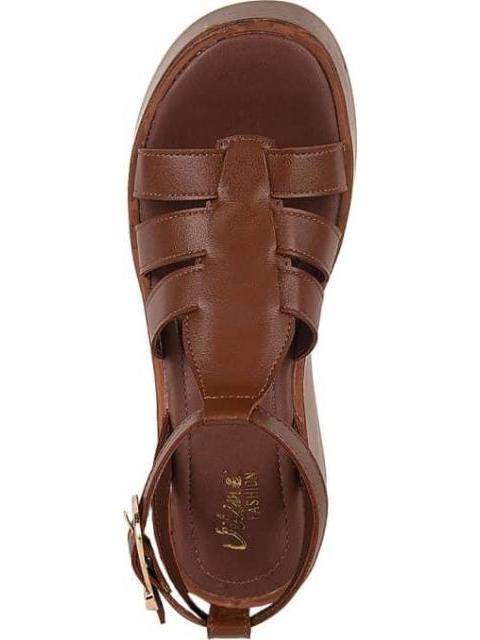 SANDALIA PLATAFORMA COGNAC VI LINE FASHION - Imagen 3