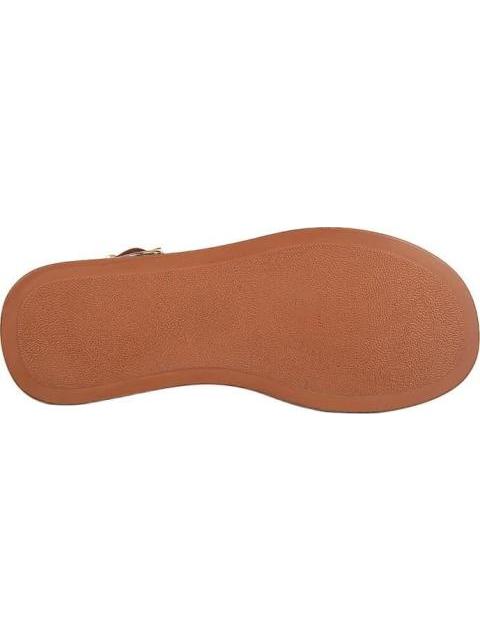SANDALIA PLATAFORMA COGNAC VI LINE FASHION - Imagen 4
