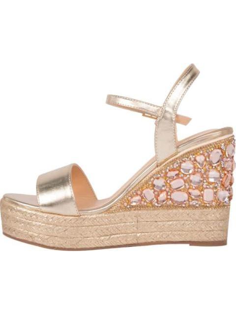 SANDALIA PLATAFORMA ORO BELINDA PEREGRIN - Imagen 5