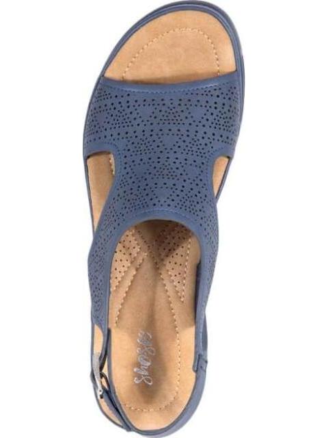 SANDALIA CONFORT AZUL MARINO SHOSH - Imagen 3