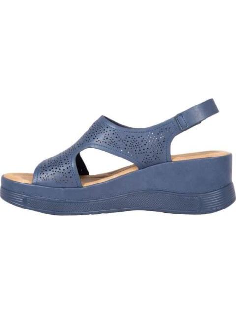 SANDALIA CONFORT AZUL MARINO SHOSH - Imagen 5