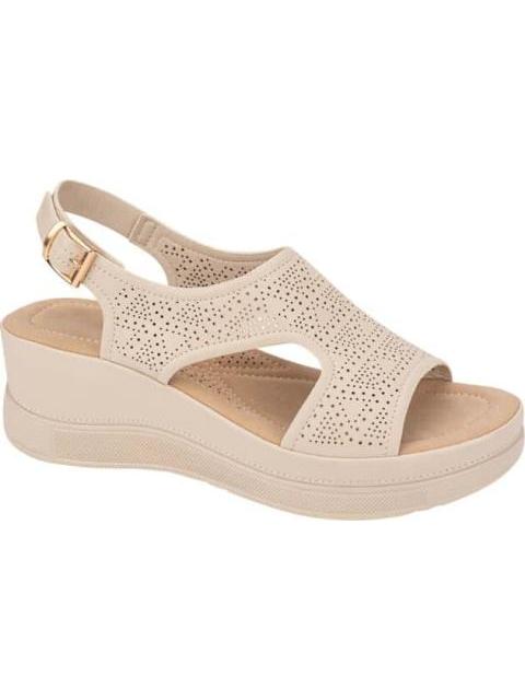 SANDALIA CONFORT BEIGE/HUESO SHOSH - Imagen 2