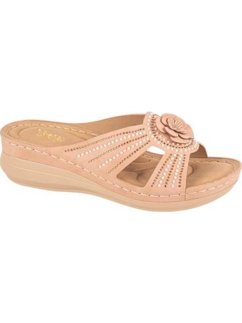 SANDALIA PLATAFORMA FLOR ROSA SHOSH - Imagen 2