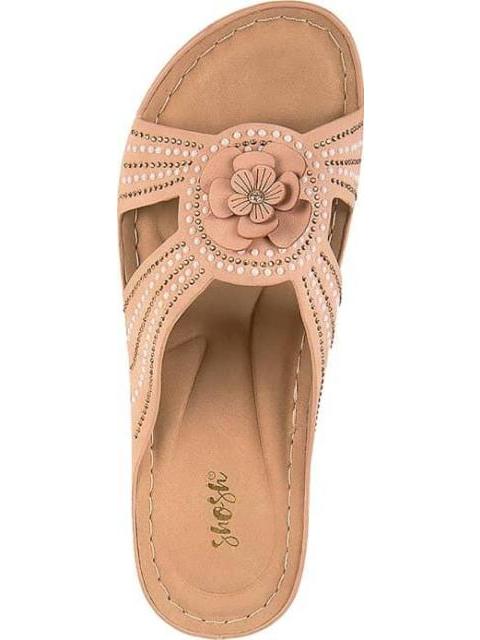 SANDALIA PLATAFORMA FLOR ROSA SHOSH - Imagen 3