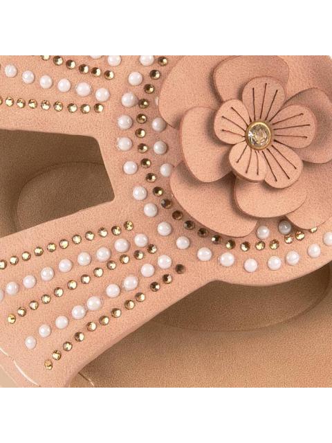 SANDALIA PLATAFORMA FLOR ROSA SHOSH - Imagen 6