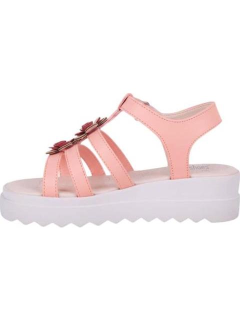 SANDALIA PLATAFORMA FLORES SALMON VIVIS SHOES KIDS - Imagen 5