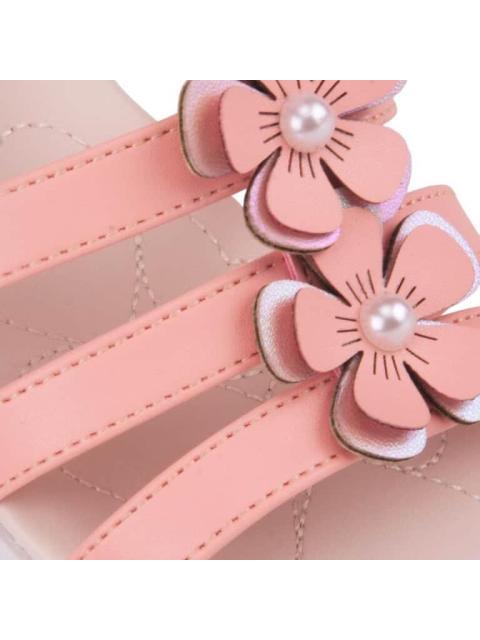 SANDALIA PLATAFORMA FLORES SALMON VIVIS SHOES KIDS - Imagen 6