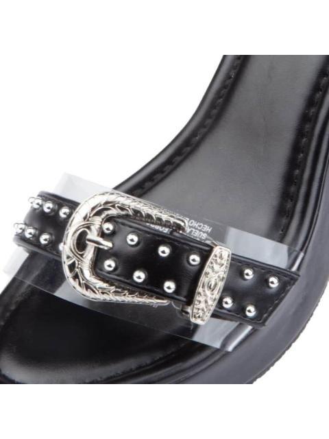 SANDALIA PLATAFORMA NEGRO VI LINE FASHION - Imagen 6