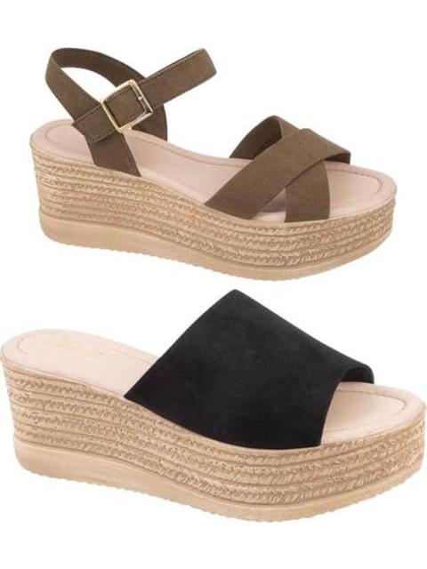 SANDALIA PLATAFORMA MULTICOLOR VI LINE - Imagen 2