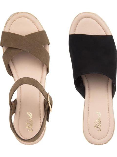 SANDALIA PLATAFORMA MULTICOLOR VI LINE - Imagen 3