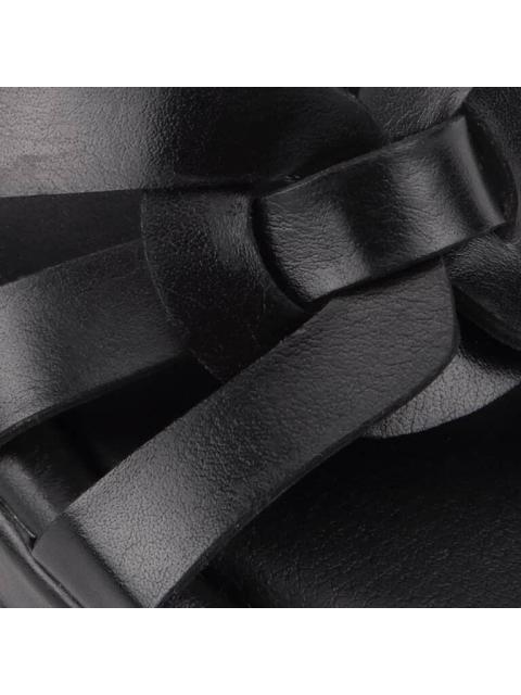 SANDALIA PLATAFORMA NEGRO VIVIS SHOES KIDS - Imagen 6