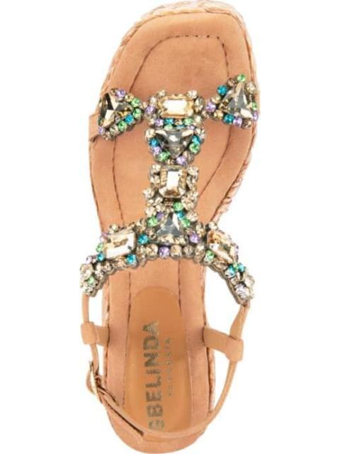 SANDALIA PLATAFORMA CAMEL BELINDA PEREGRIN - Imagen 3
