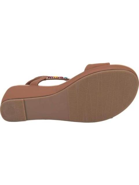 SANDALIA PLATAFORMA CAMEL VI LINE - Imagen 3