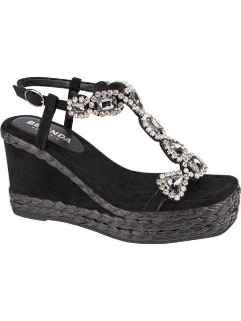 SANDALIA PLATAFORMA NEGRO BELINDA PEREGRIN - Imagen 2
