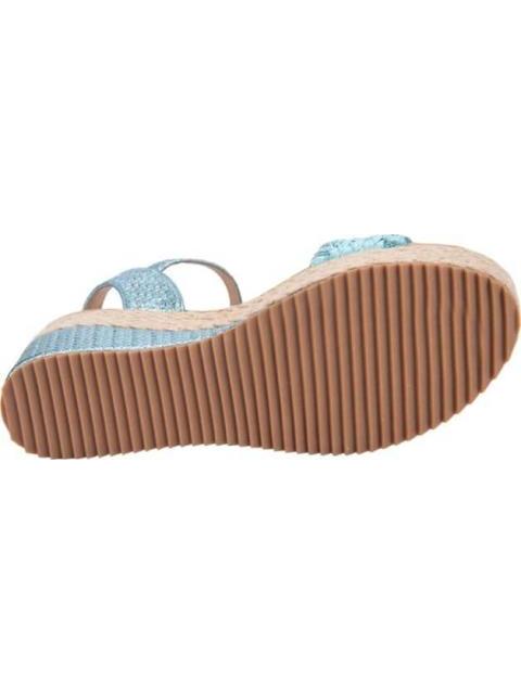 SANDALIA PLATAFORMA AZUL VI LINE - Imagen 3