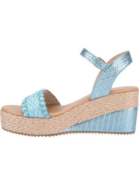 SANDALIA PLATAFORMA AZUL VI LINE - Imagen 5
