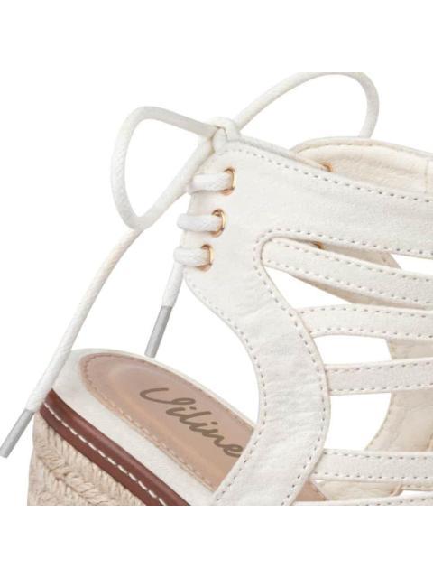 SANDALIA ROMANA CON PLATAFORMA BEIGE/HUESO VI LINE - Imagen 6
