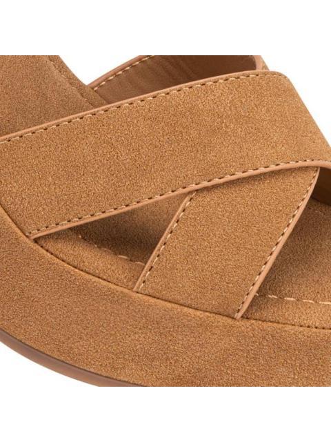 SANDALIA PLATAFORMA TACON BASICA CAMEL SAO PAULO - Imagen 6
