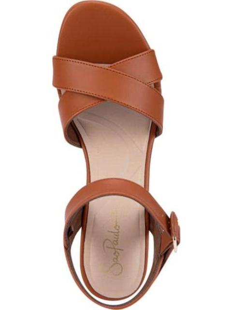 SANDALIA TACON PLATAFORMA COGNAC SAO PAULO - Imagen 3