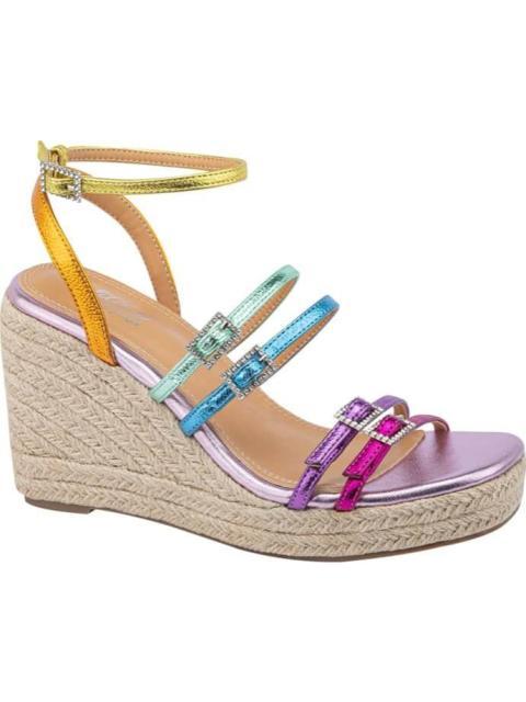 SANDALIA PLATAFORMA MULTICOLOR VI LINE FASHION - Imagen 2