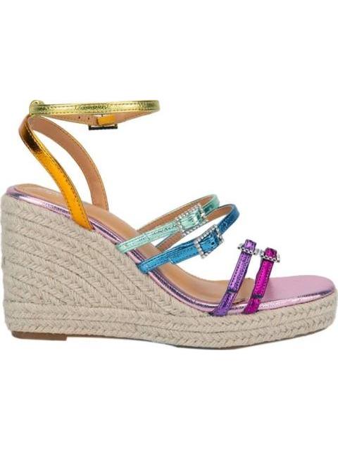 SANDALIA PLATAFORMA MULTICOLOR VI LINE FASHION - Imagen 5
