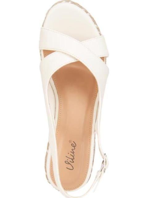 SANDALIA PLATAFORMA BLANCO VI LINE - Imagen 3