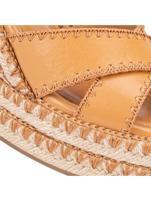 SANDALIA PLATAFORMA CAMEL VI LINE FASHION - Imagen 6