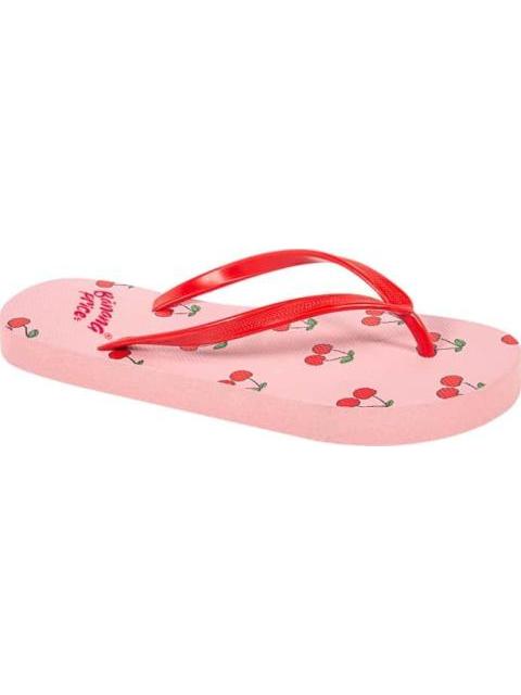 SANDALIA PLAYA ESTAMPADA ROJO BANANA PRICE - Imagen 2