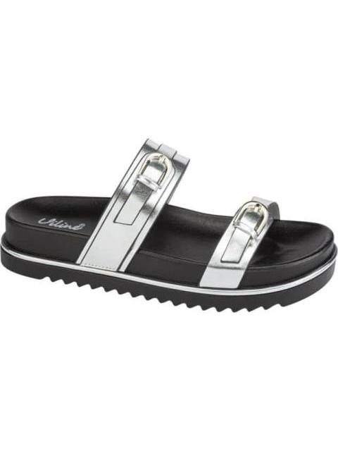 SANDALIA METALICA PLATA VI LINE - Imagen 2