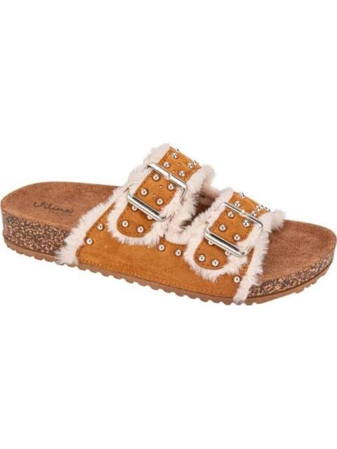 SANDALIA ESTOPEROLES CAMEL VI LINE FASHION - Imagen 2