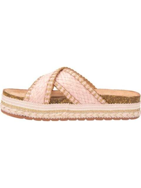 SANDALIA RAFIA ROSA VI LINE - Imagen 5