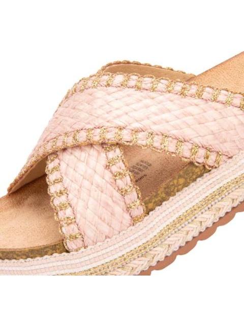 SANDALIA RAFIA ROSA VI LINE - Imagen 6
