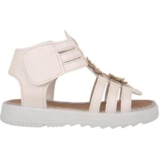 SANDALIA ROMANA FLORES BLANCO VIVIS SHOES KIDS