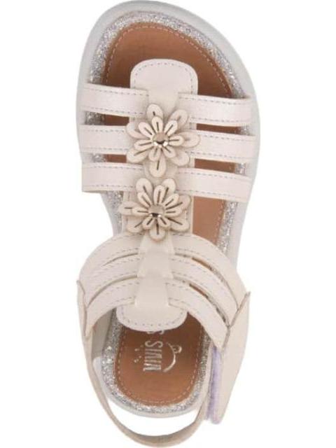 SANDALIA ROMANA FLORES BLANCO VIVIS SHOES KIDS - Imagen 3