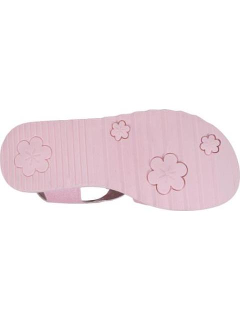 SANDALIA ROMANA FLORES ROSA VIVIS SHOES KIDS - Imagen 4