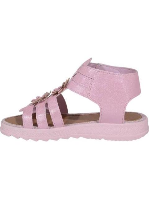 SANDALIA ROMANA FLORES ROSA VIVIS SHOES KIDS - Imagen 5