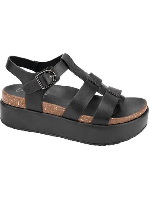 SANDALIA ROMANA NEGRO VI LINE FASHION - Imagen 2