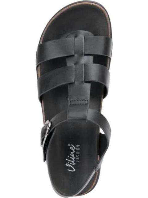 SANDALIA ROMANA NEGRO VI LINE FASHION - Imagen 3