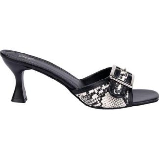 SANDALIA SNAKE HEBILLA NEGRO YAELI FASHION