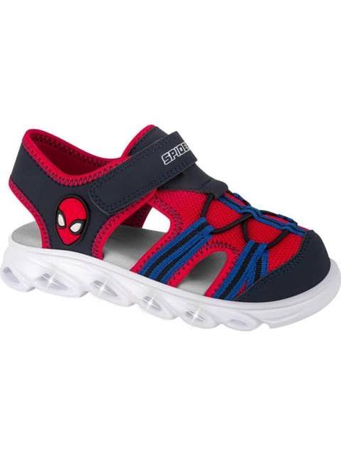 SANDALIA SPIDERMAN CON LUCES AZUL MARINO SPIDERMAN