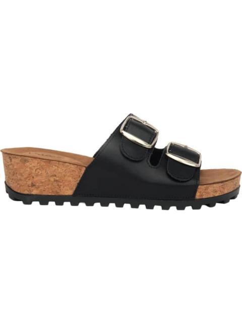 SANDALIA SUECA HEBILLAS NEGRO VI LINE