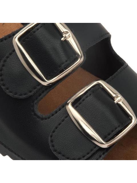 SANDALIA SUECA HEBILLAS NEGRO VI LINE - Imagen 6