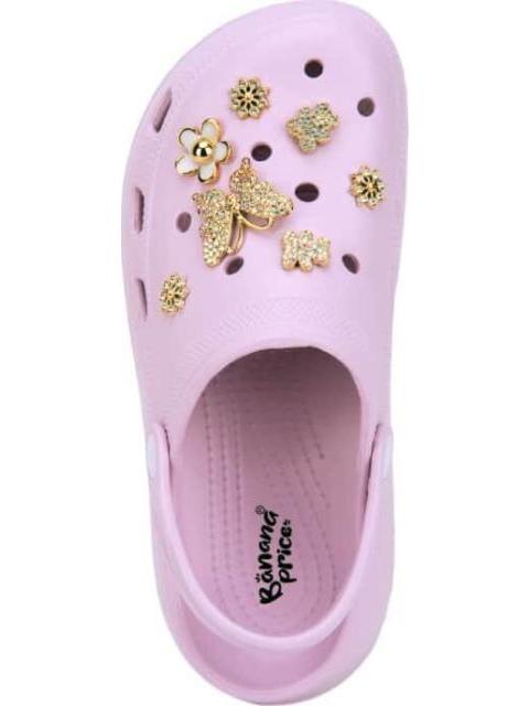 SANDALIA ZUECO LILA BANANA PRICE - Imagen 3
