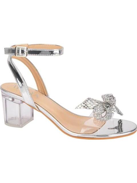 SANDALIA TACON ACRILICO PLATA THALIA SODI - Imagen 3