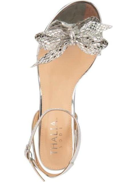SANDALIA TACON ACRILICO PLATA THALIA SODI - Imagen 4