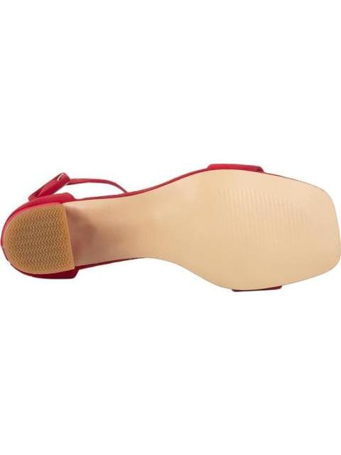 SANDALIA TACON ANCHO ROJO YAELI - Imagen 4