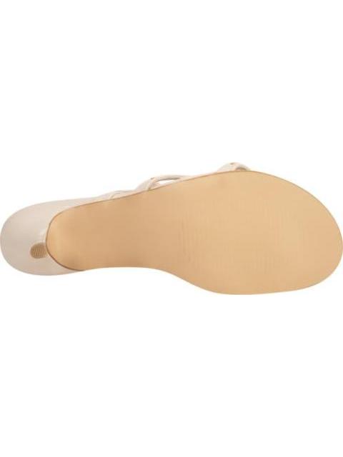 SANDALIA TACON BAJO BEIGE/HUESO YAELI - Imagen 4